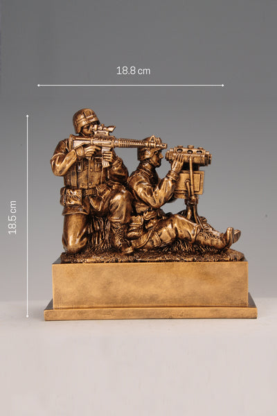 Military man resin statue for your home or office decor
