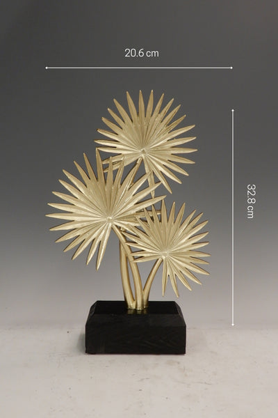 Fan Palm Leaf Sculpture for your home or office decor