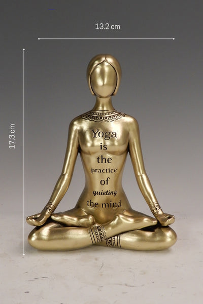 Swastikasan Yoga Pose statue for your home or office decor