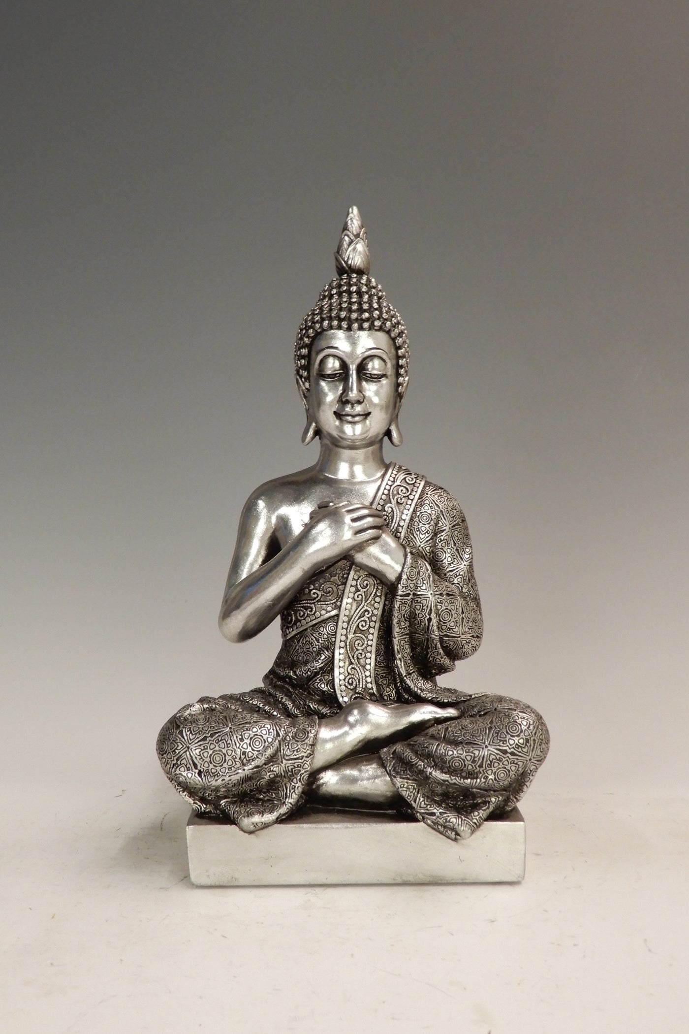 Silver Resin Buddha's Statue  for your home or office decor