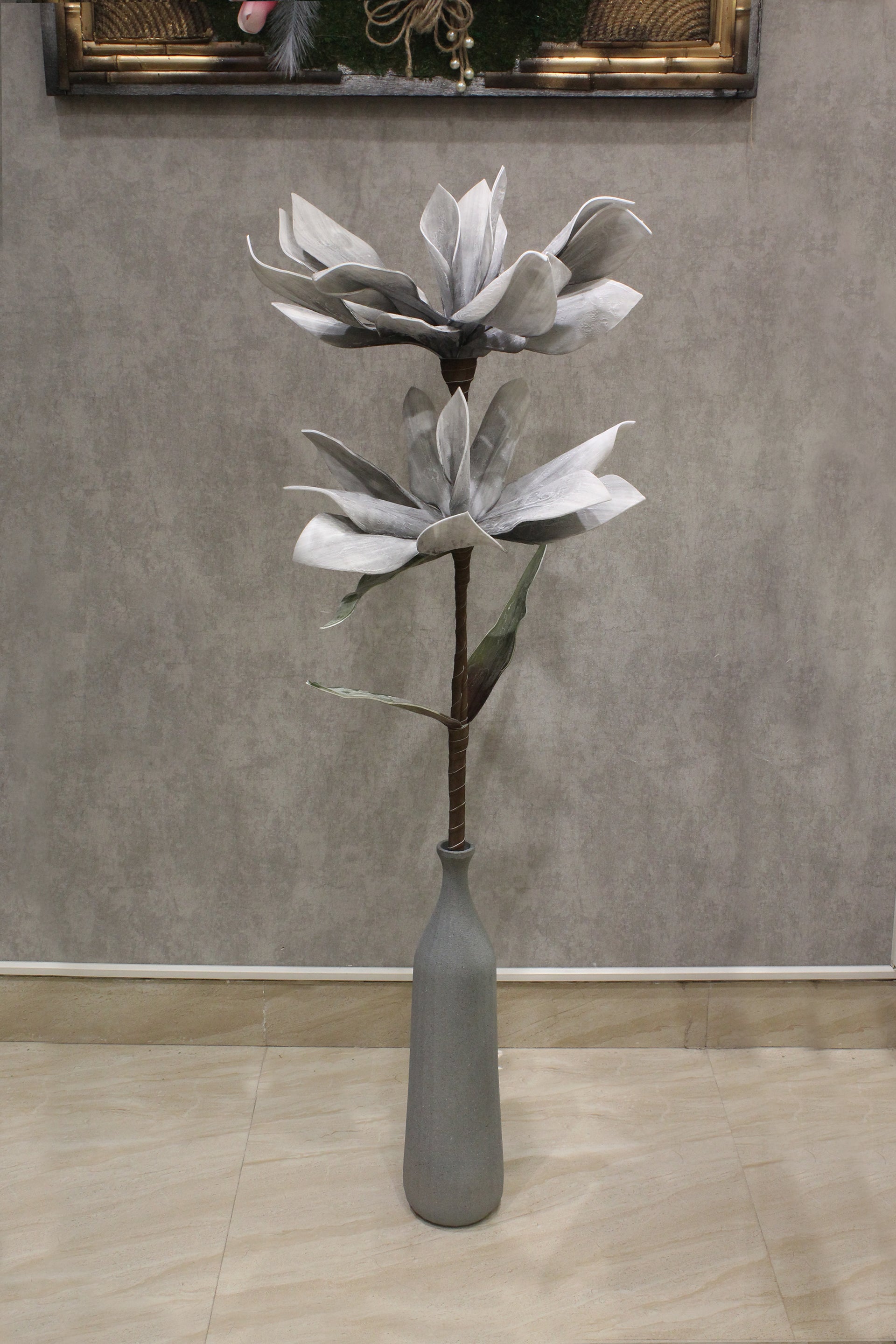 Magnolia foam flower for your Home or Office Décor-Green