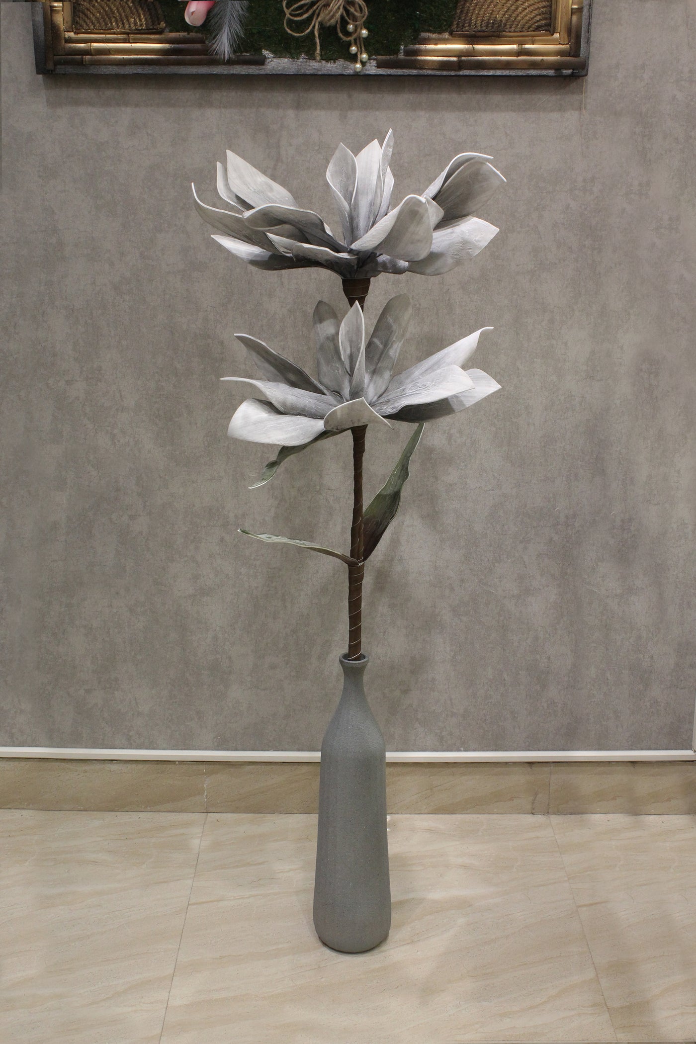 Magnolia foam flower for your Home or Office Décor-Blue