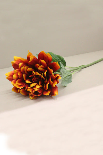 Silk Single Stem Dahlia Artificial Flowers for Home Decor