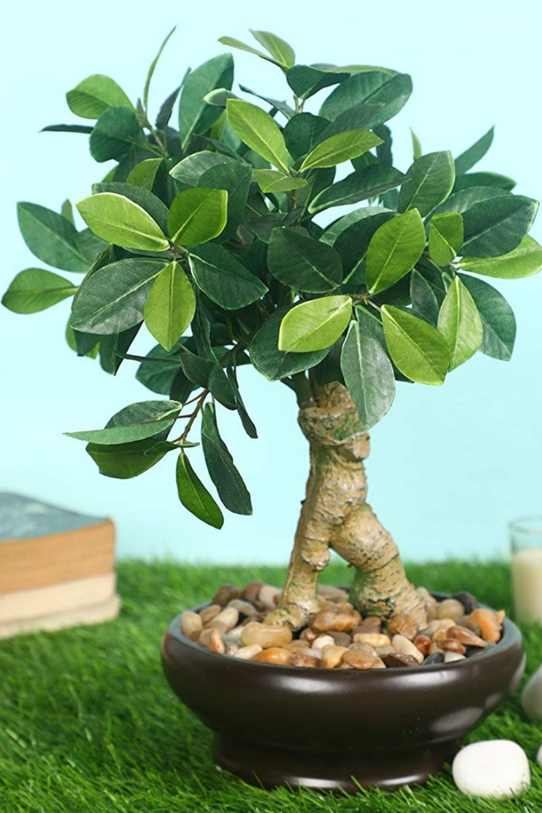 Elegant Ceramic Vase Artificial Bonsai