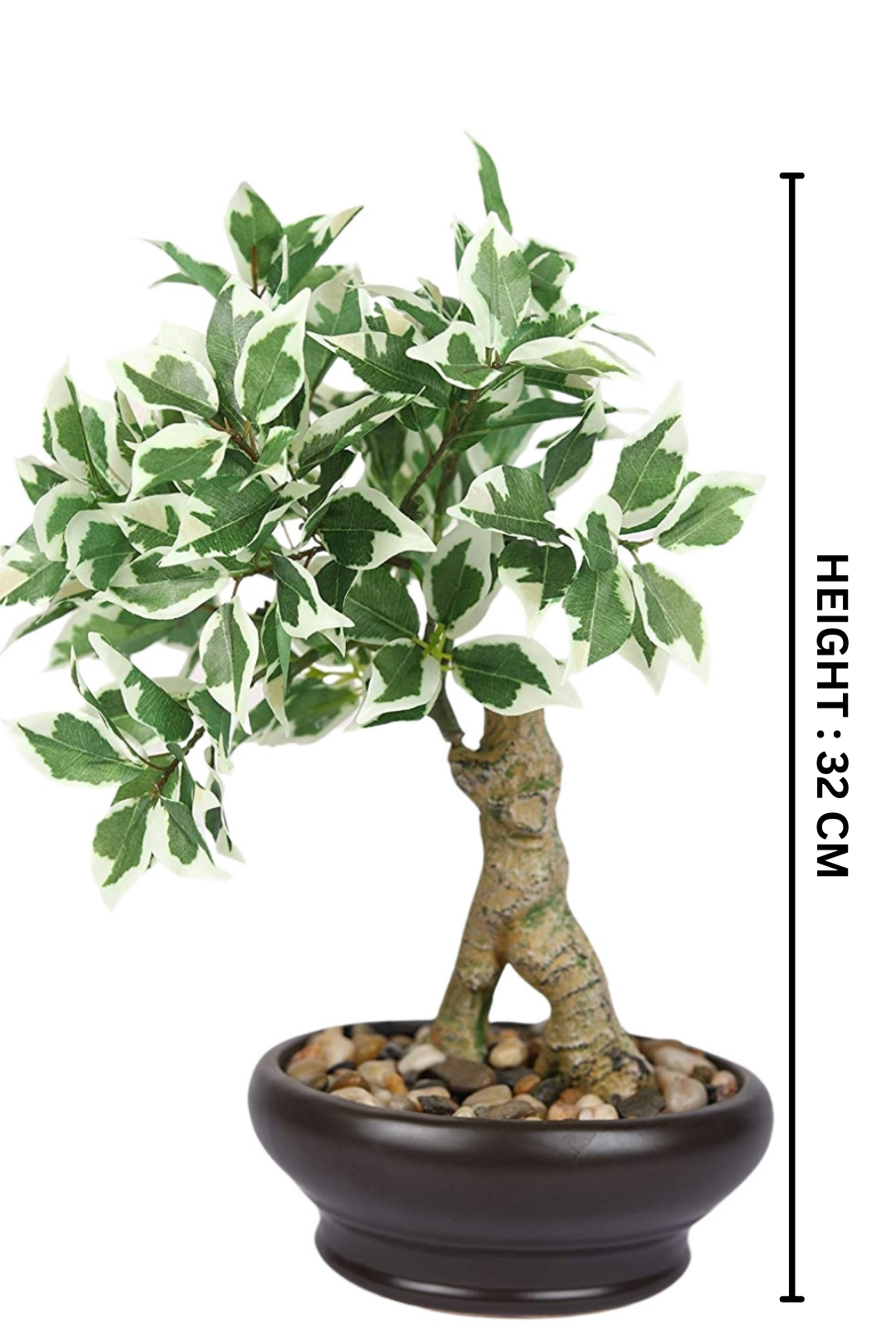 Elegant Ceramic Vase Artificial Bonsai