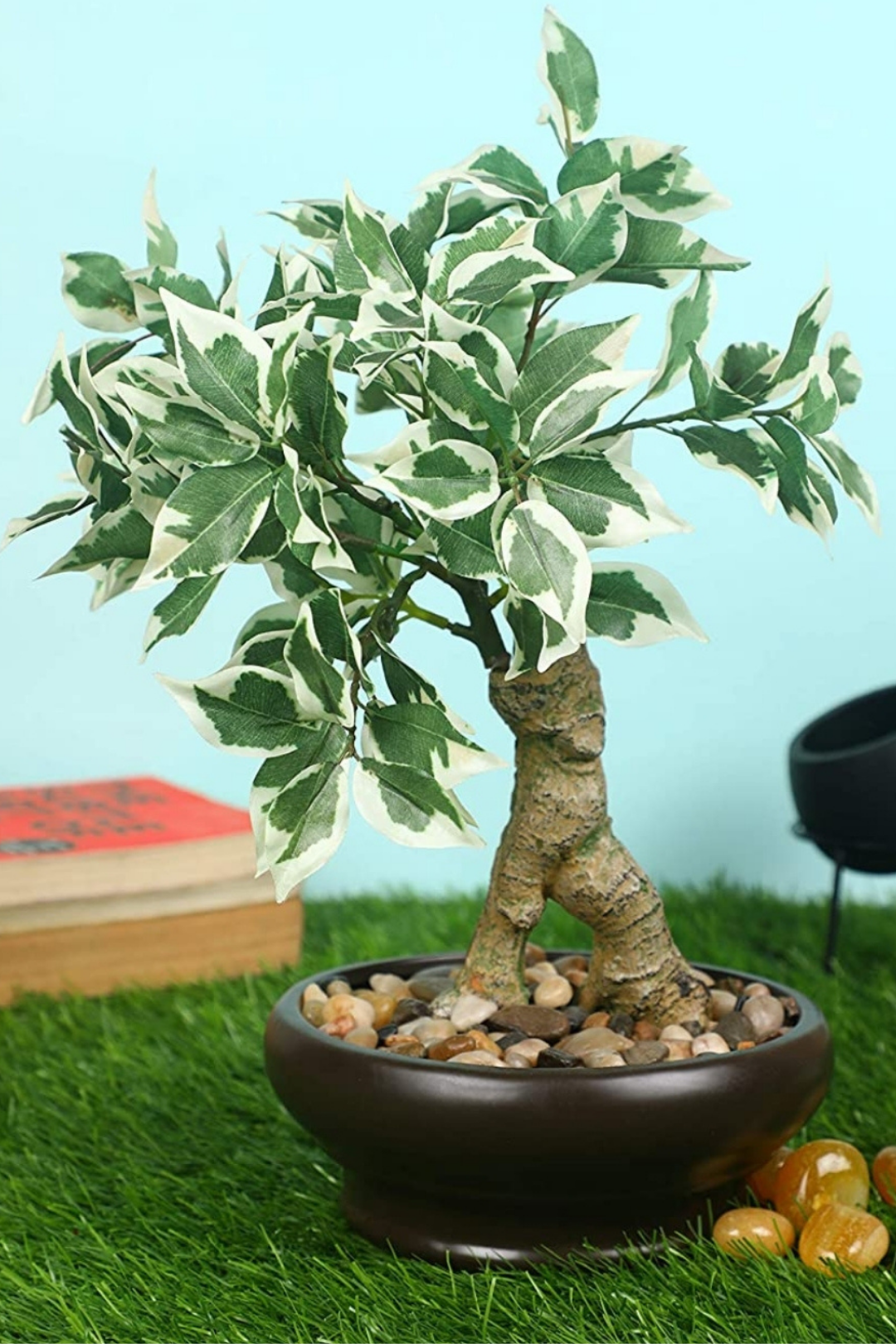Elegant Ceramic Vase Artificial Bonsai