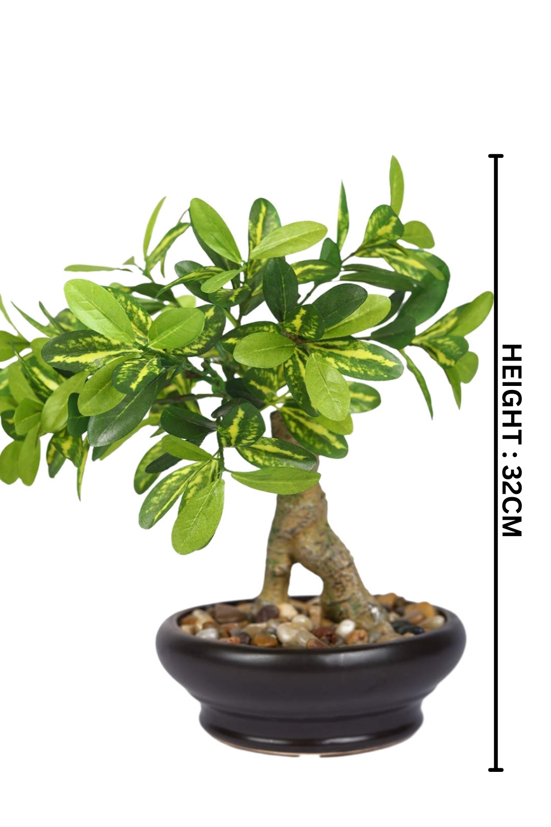 Elegant Ceramic Vase Artificial Bonsai