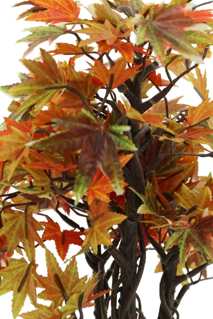 Artificial Croton Bonsai with Ceramic Pot