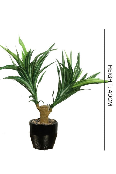 Artificial Yucca Bonsai – A Bold Statement in a Compact Size