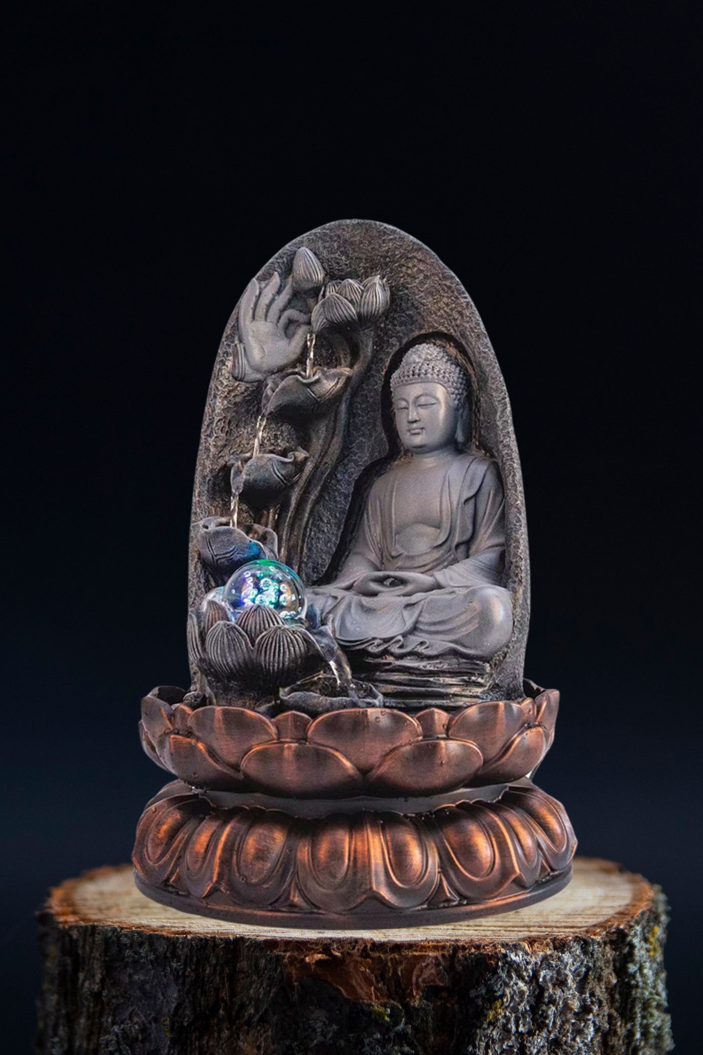 Meditative Buddha Fountain