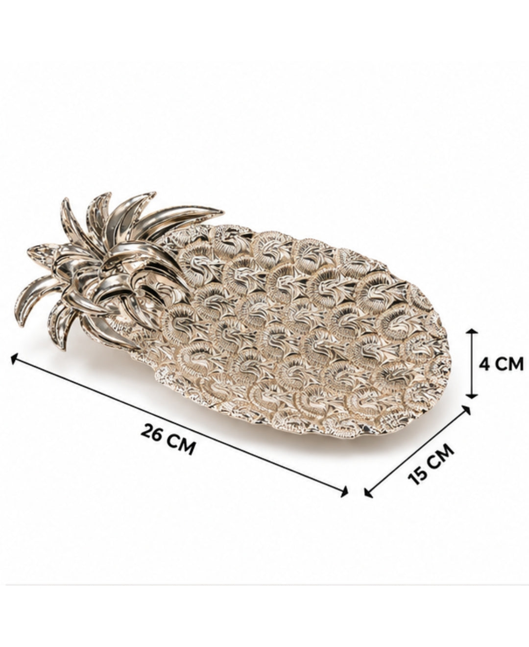German Silver Pineapple Platter