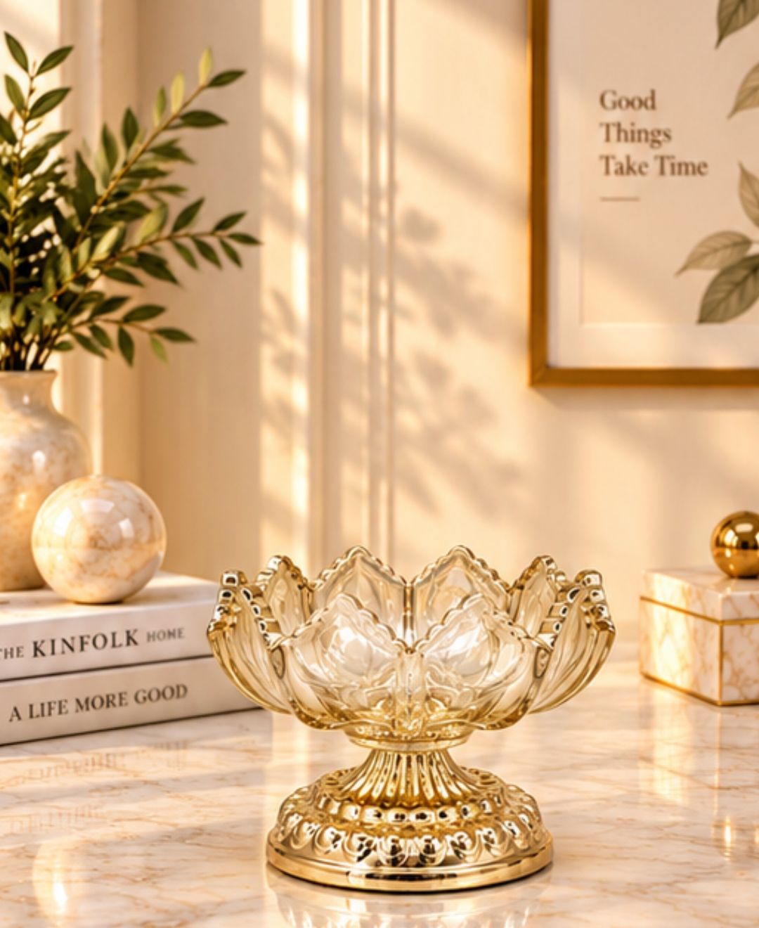 Royal Blossom Decorative Bowl