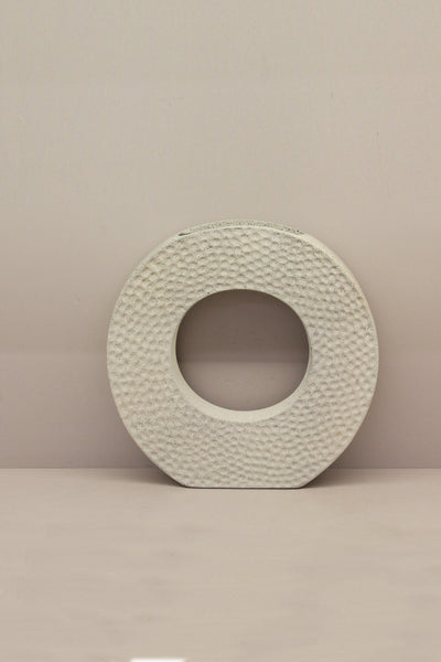 Round Ceramic Vases, Donut Vase for home Decor Nordic decor vase-Small