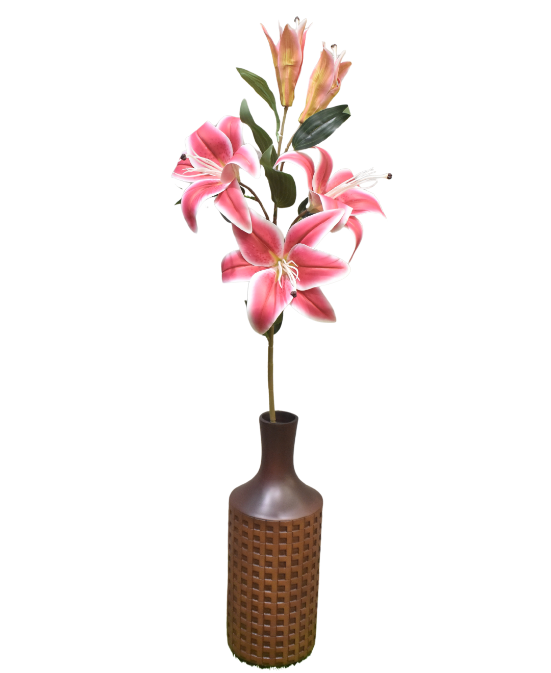 Luxelily Duo Premium Fabric Lily Flower Stick (Pack Of 2)