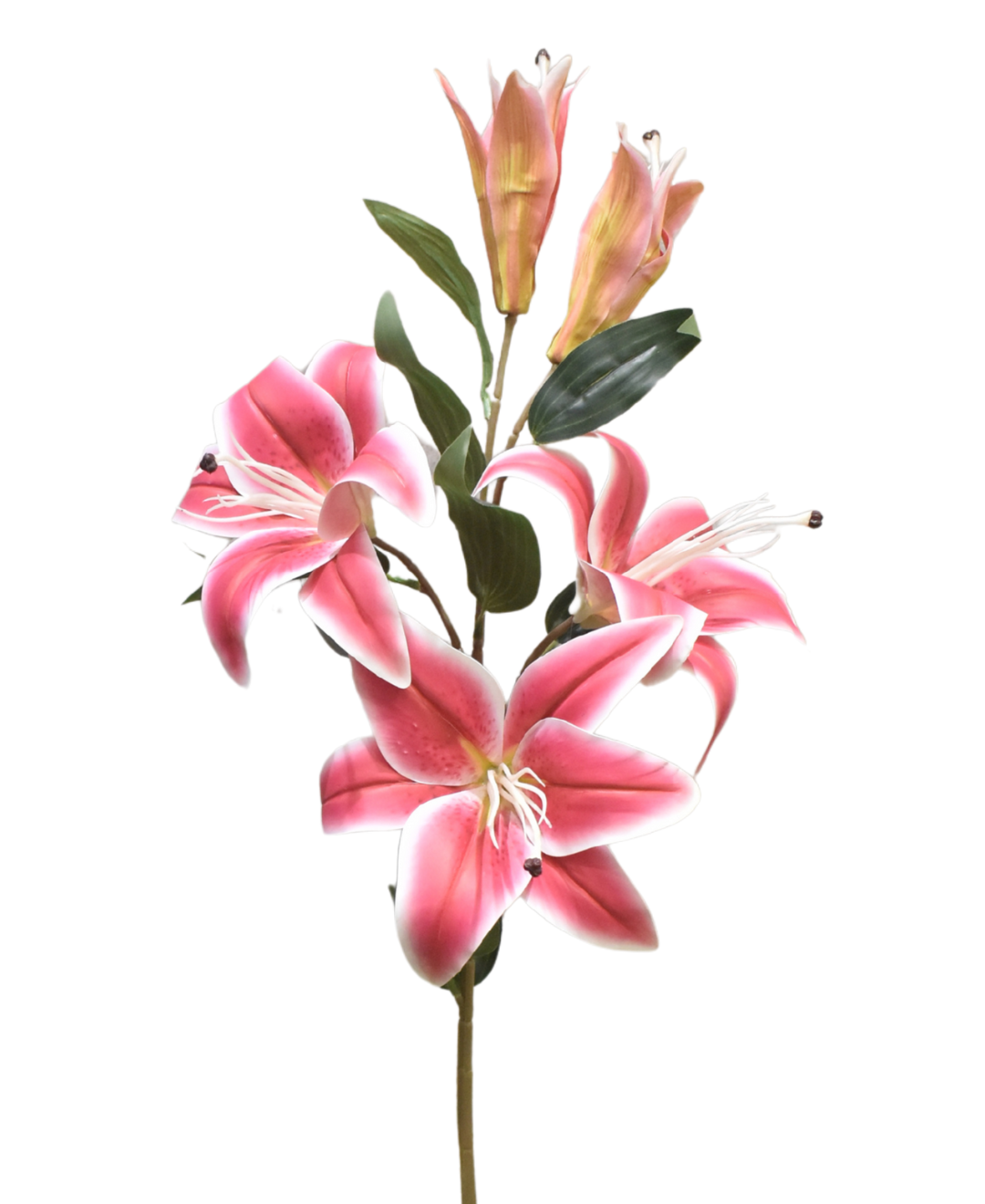 Luxelily Duo Premium Fabric Lily Flower Stick (Pack Of 2)