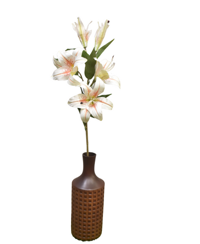 Luxelily Duo Premium Fabric Lily Flower Stick (Pack Of 2)