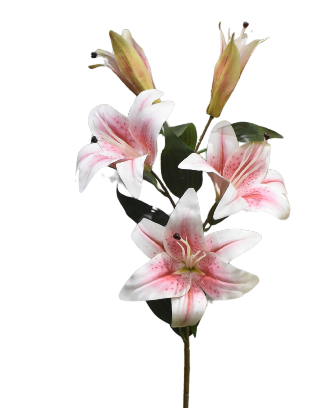 Luxelily Duo Premium Fabric Lily Flower Stick (Pack Of 2)