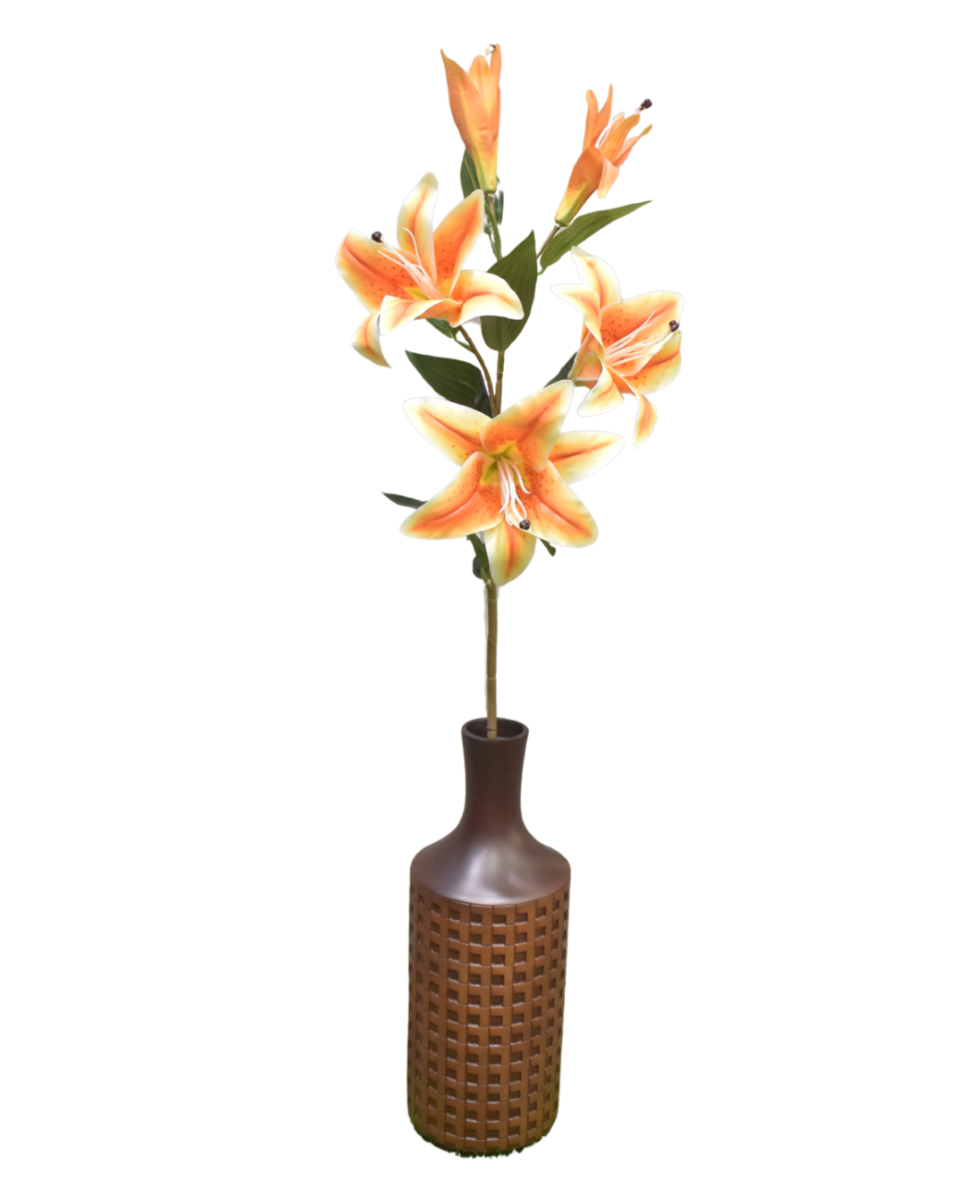 Luxelily Duo Premium Fabric Lily Flower Stick (Pack Of 2)