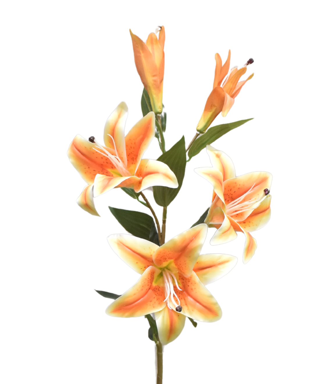 Luxelily Duo Premium Fabric Lily Flower Stick (Pack Of 2)