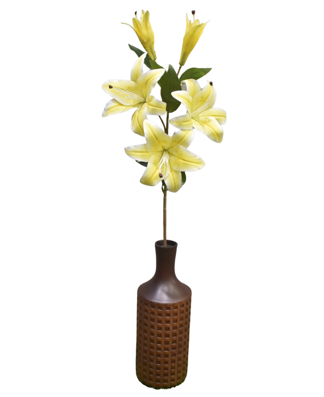 Luxelily Duo Premium Fabric Lily Flower Stick (Pack Of 2)