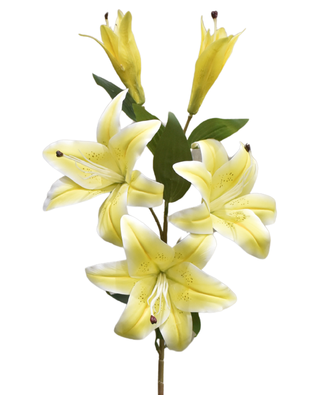 Luxelily Duo Premium Fabric Lily Flower Stick (Pack Of 2)