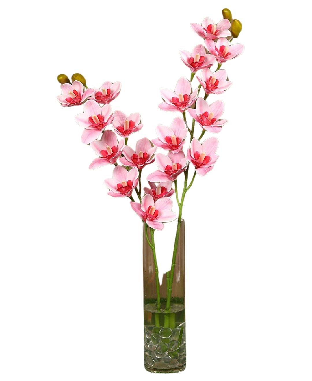 Orchid Grace Artificial Cymbidium Orchid Stem (Pack Of 4)