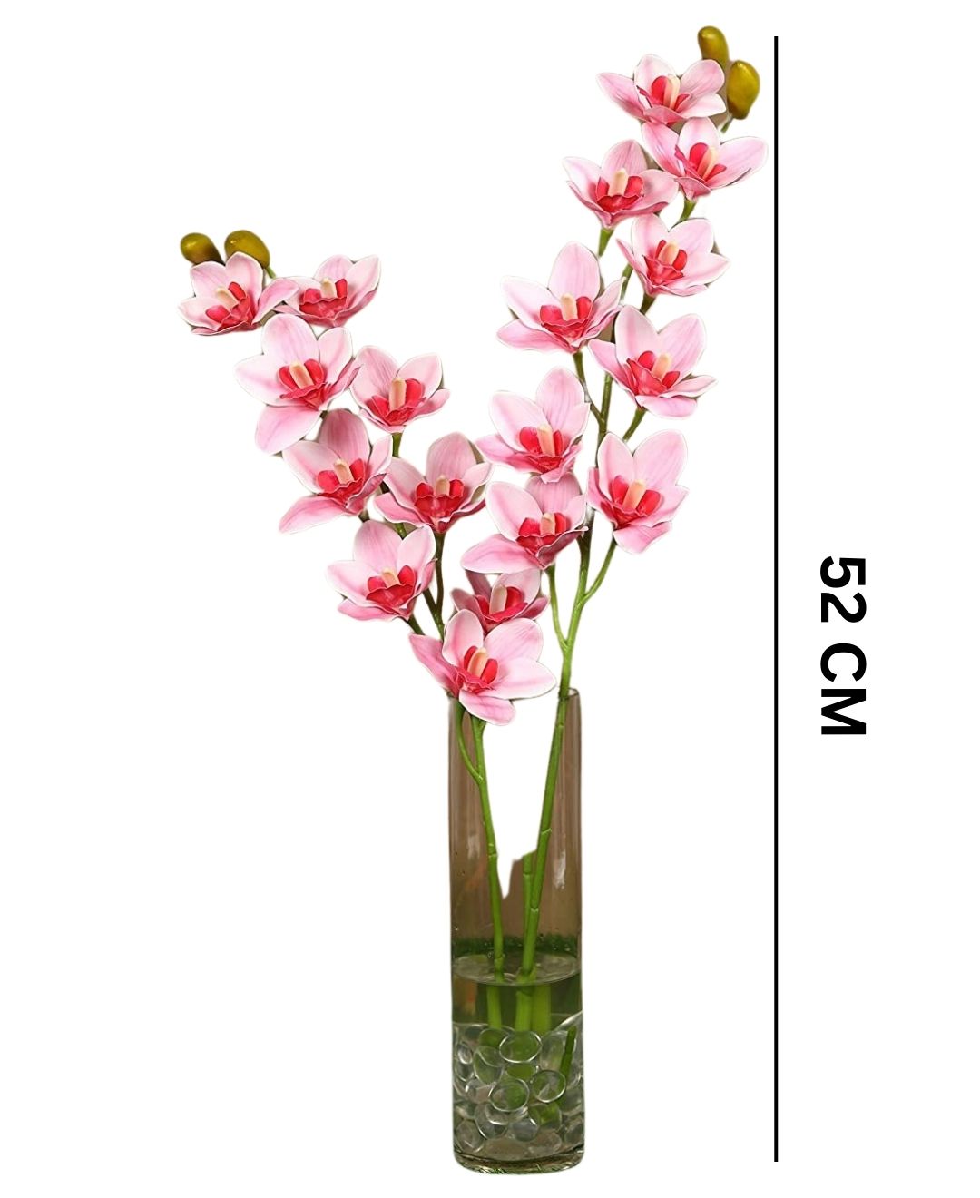 Orchid Grace Artificial Cymbidium Orchid Stem (Pack Of 4)