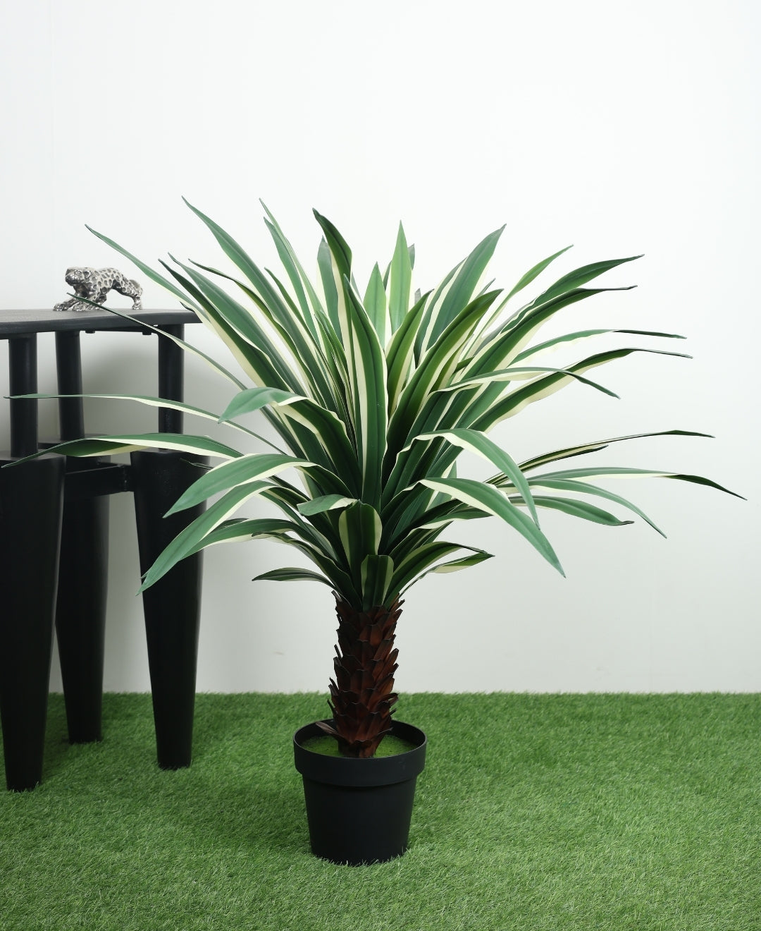 Artificial Urban Tropics Plant With Pot (Medium)