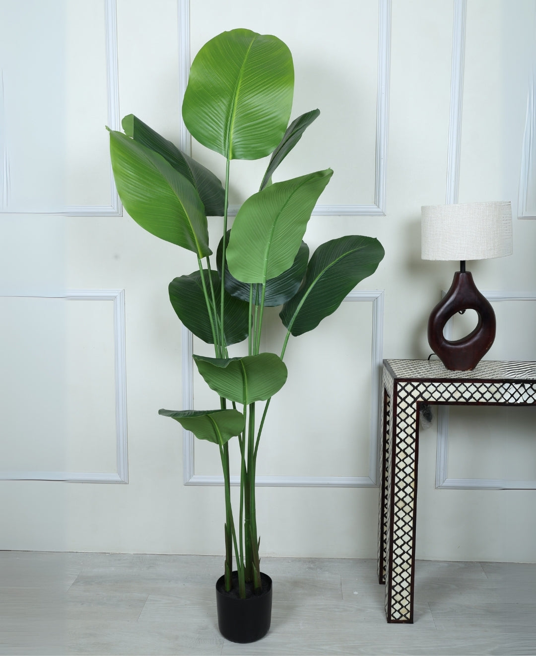 Lifelike & Lush Artificial Calathea Plant With Pot (Medium)