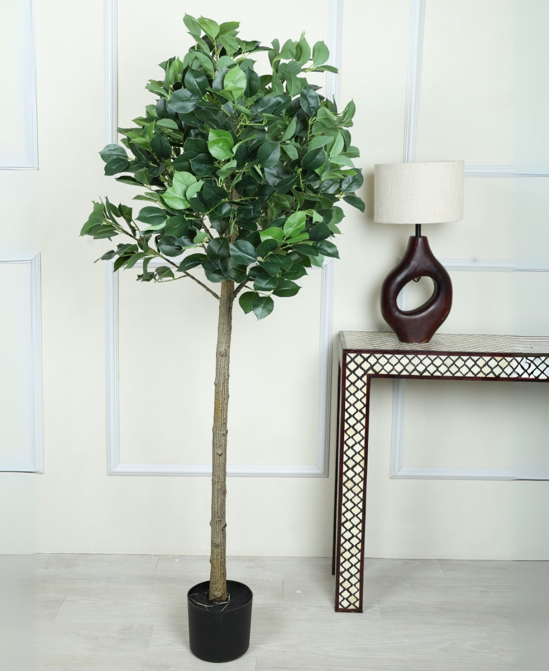 Blush Bloom Faux Camellia Plant With Pot (Grande)