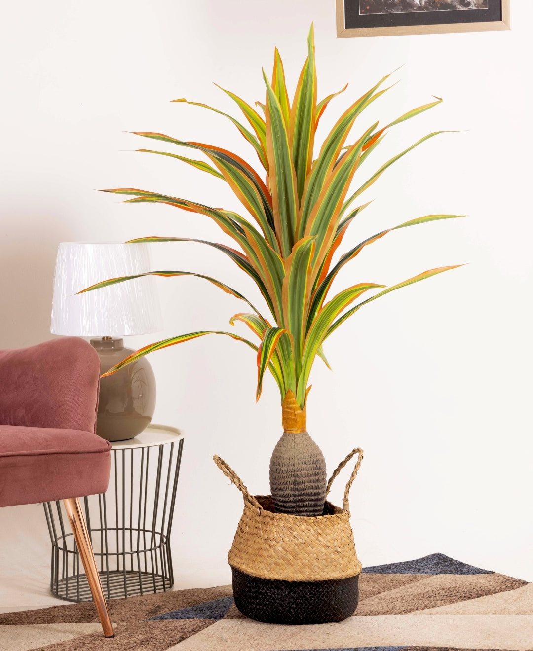 Aura Leaf Decorative Artificial Dracaena With Medium Size Leaves