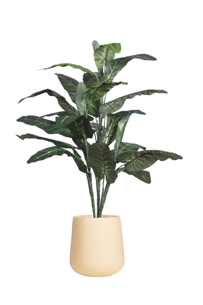 Artificial Elephant Ear Plant Without Pot (Pack of 1)