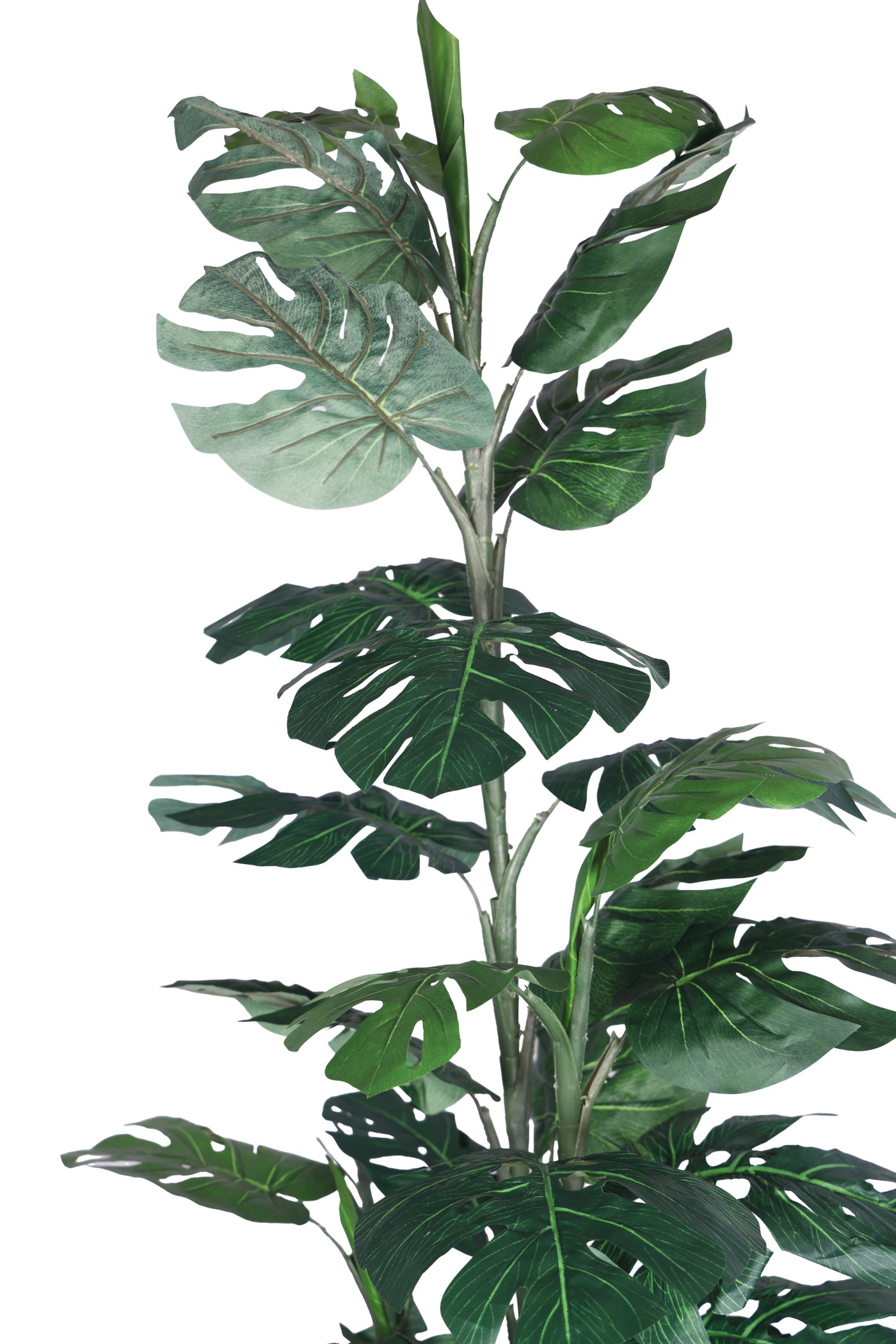 Green Split philo Artificial Plant With Pot 5 Feet