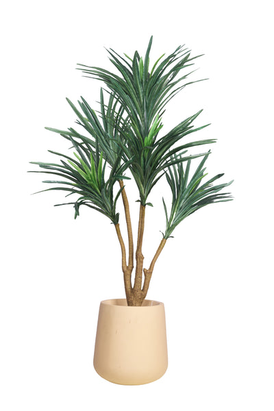 Artificial Yucca Plant Without Pot (Pack of 1) Green