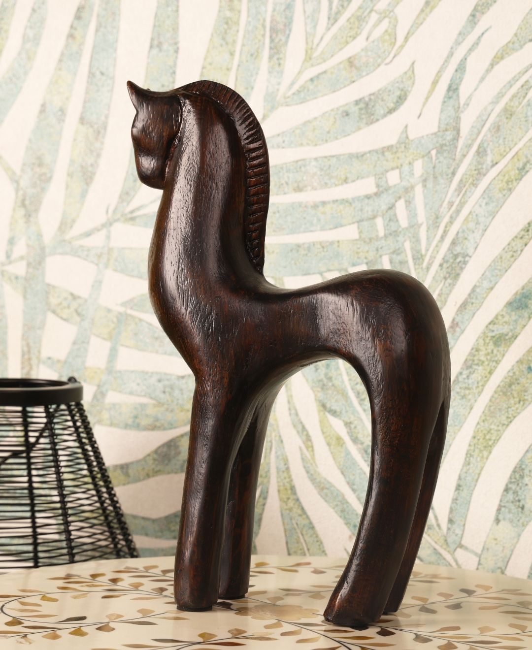 Naturecast Resin Horse Artifact