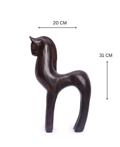 Naturecast Resin Horse Artifact
