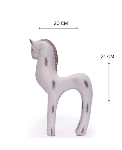 Naturecast Resin Horse Artifact