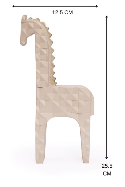 Modern style Resin Giraffe Statue for your home or office decor-Black