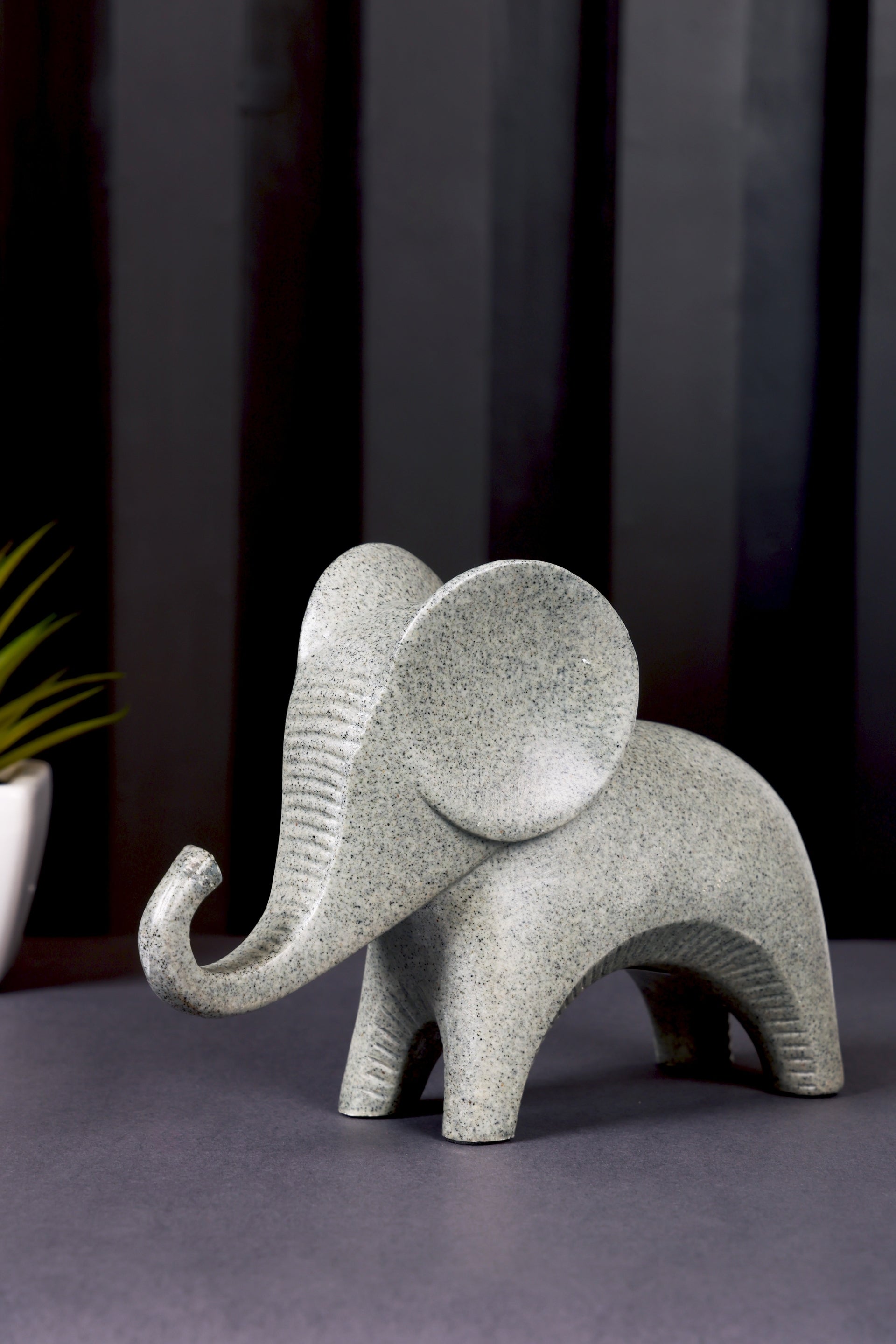 Cute Elephant Statue for your home or office decor-Grey