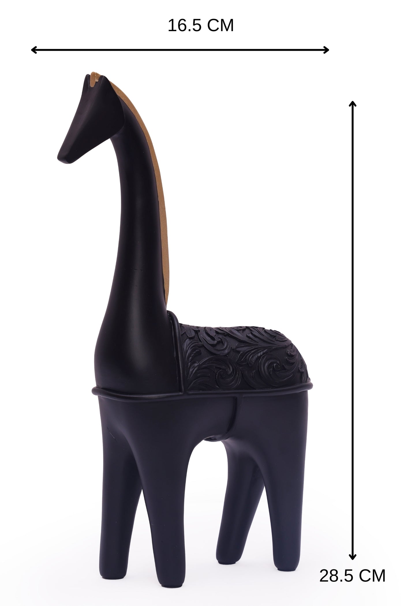 Giraffe Statue for your Home or Office Decor-Black