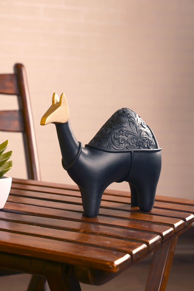 Camel Statue for your Home or Office Decor-Black