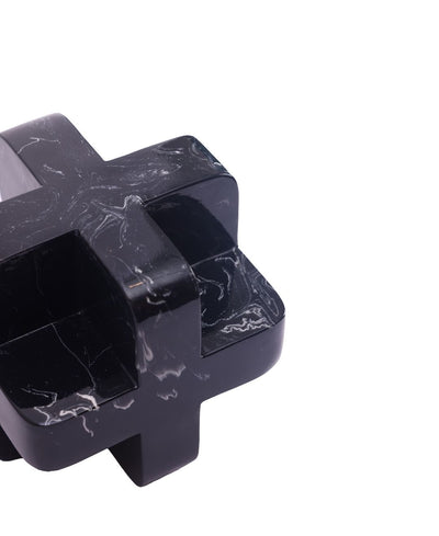 Geometric Cube Resin Artefact