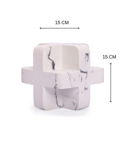 Geometric Cube Resin Artefact