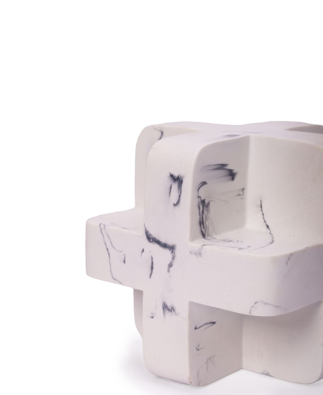 Geometric Cube Resin Artefact