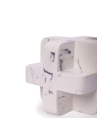 Geometric Cube Resin Artefact
