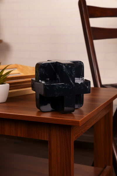 Abstract Block for your home or office decor-Black