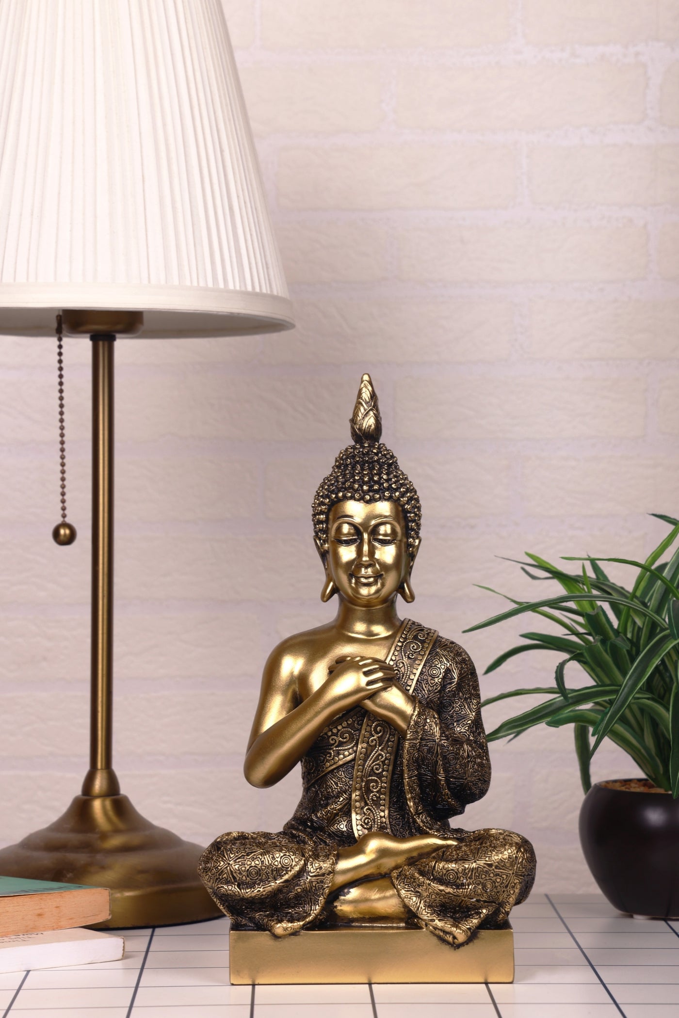 Invajrapradham mudra of Buddha statue hands for your home or office decoration