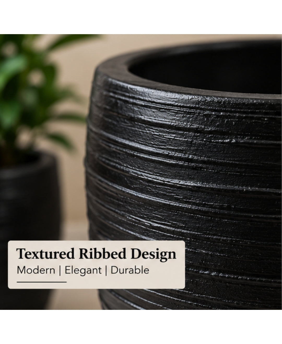 Handcrafted Teal Textured Bowl Decorative Large Planter
