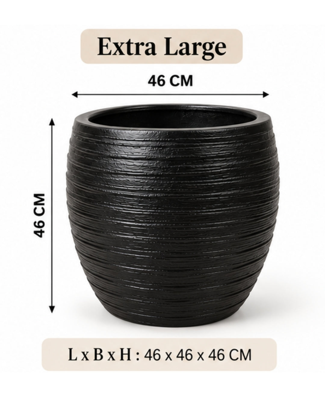 Handcrafted Teal Textured Bowl Decorative Extra Large Planter