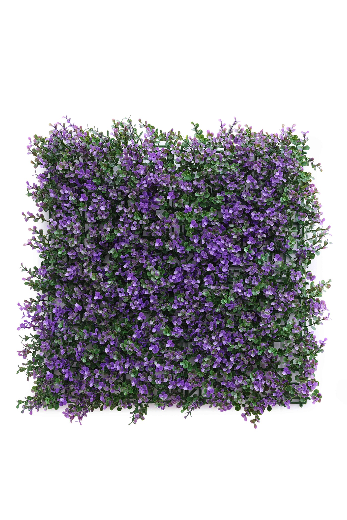 Purple Leaves Artificial Vertical Garden Wall Tile (Pack of 1)